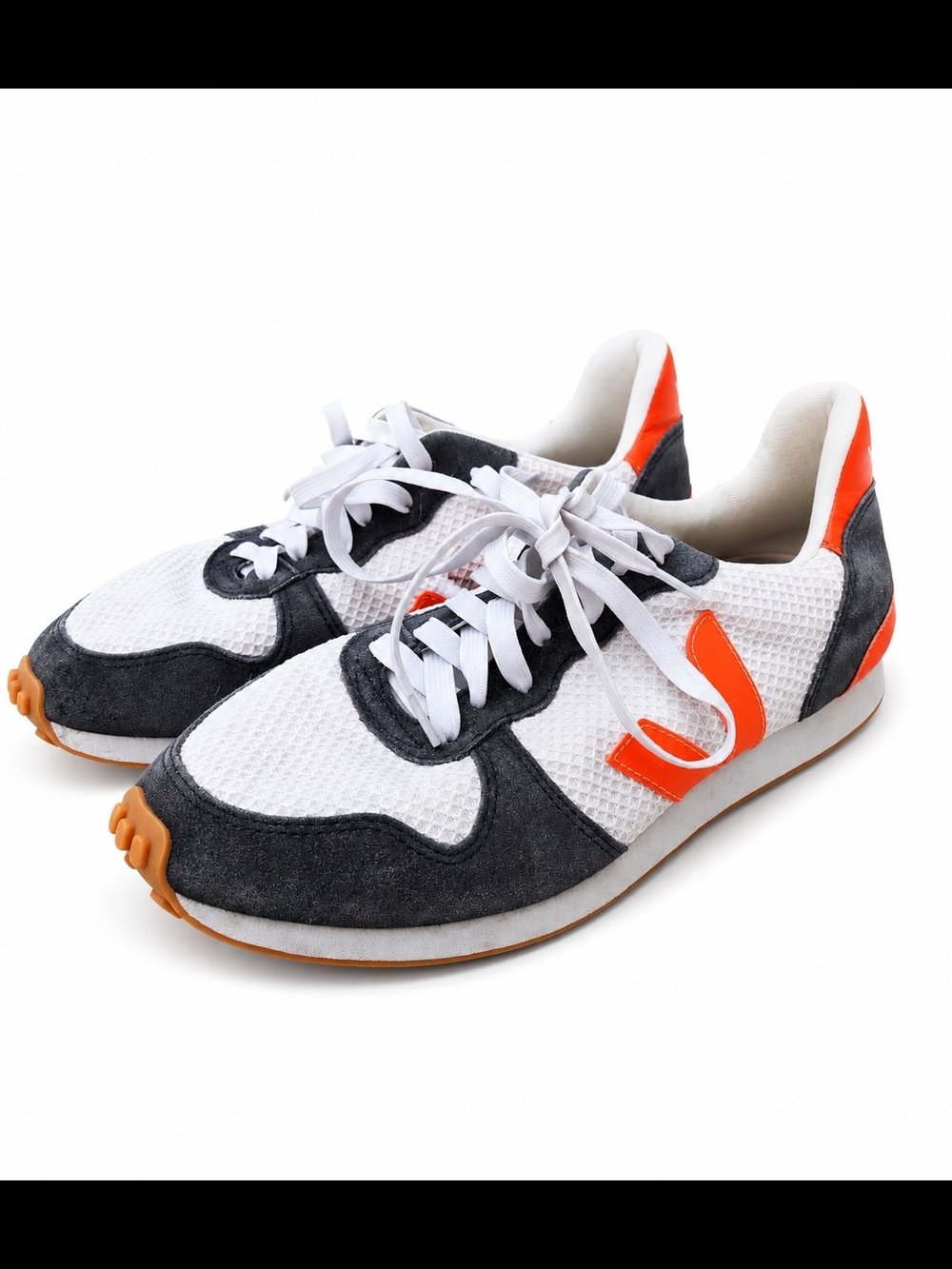 Veja Rio Branco Sneakers Men's US 9 / Women's US 10.5-11 EU 42 White Gray Orange